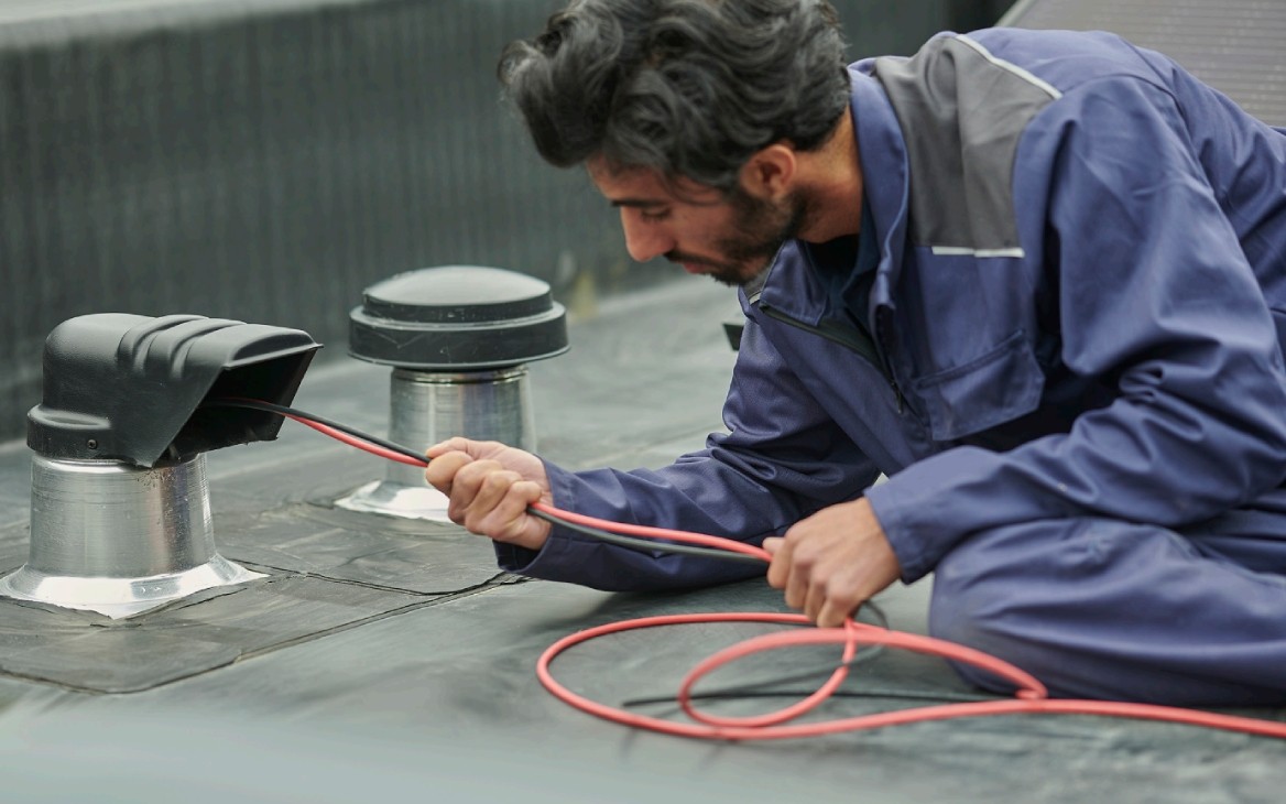 Ubbink Kabel- en leidingdoorvoer plat dak